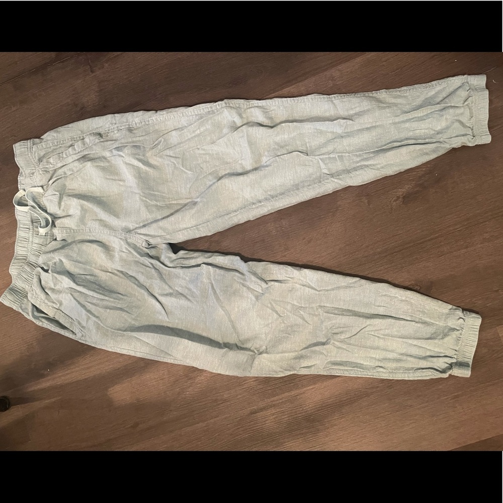 Patagonia island hemp pants light teal sm